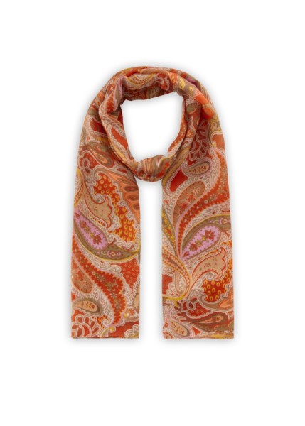 Schal aus recyceltem Polyester mit floralem Motiv