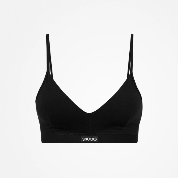 Retro Soft Bra Women, 1pcs, Black