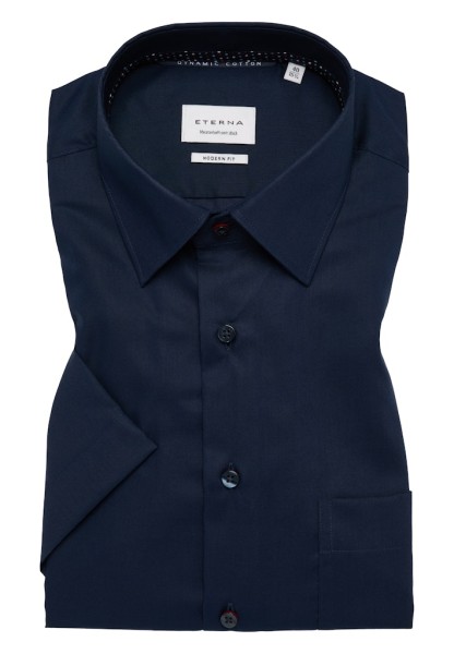 Hemd Popeline Kurzarm