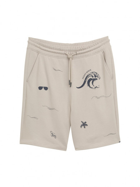 Relaxed Fit Sweat Shorts mit Muster