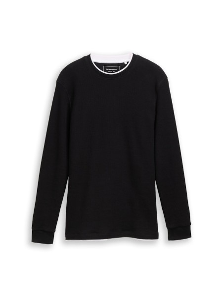 Langarmshirt im 2-in-1-Look
