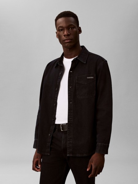 BLUE BLACK STONE 90S OVERSHIRT