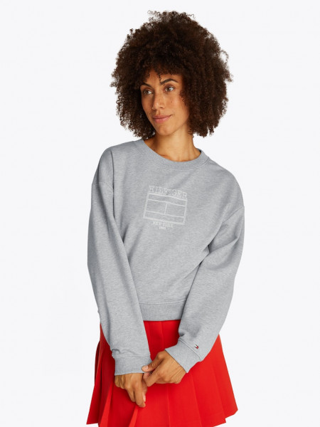 BOXY OUTLINE FLAG C-NK SWTSHRT