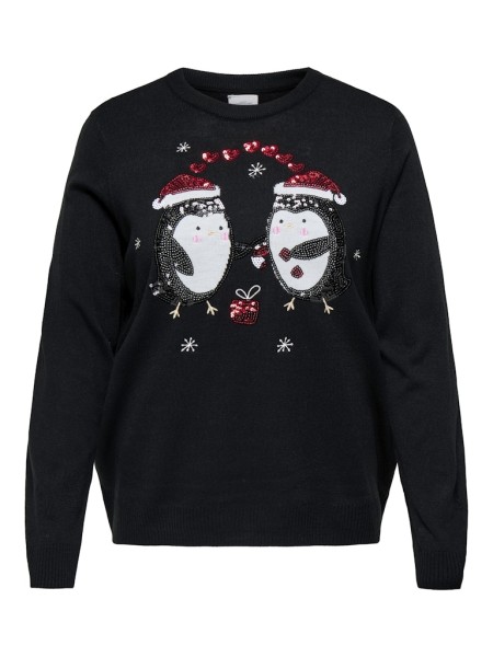 CARXMAS SHINE LS ONECK KNT