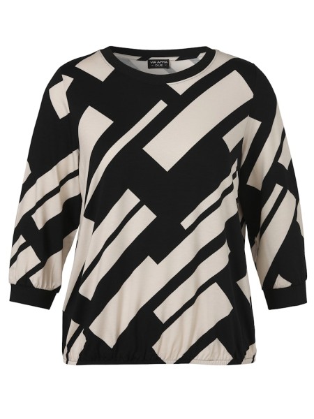 T-Shirt Rundhals 3/4 Arm Druck