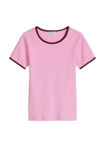 T-Shirt mit Struktur slim