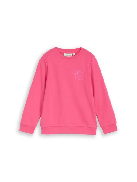 Basic Sweatshirt mit Rückenprint