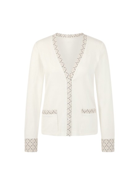 Jerseyjacke mit Printdetails