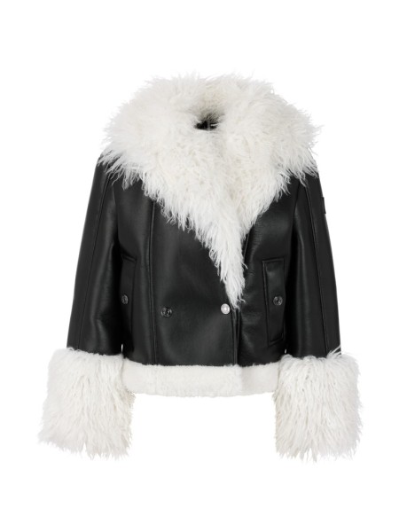 Jacke mit Kunstfell-Besatz