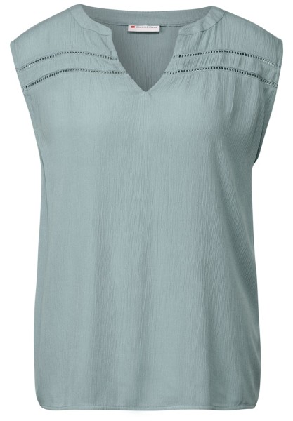 Crinkle Blusentop mit Tape