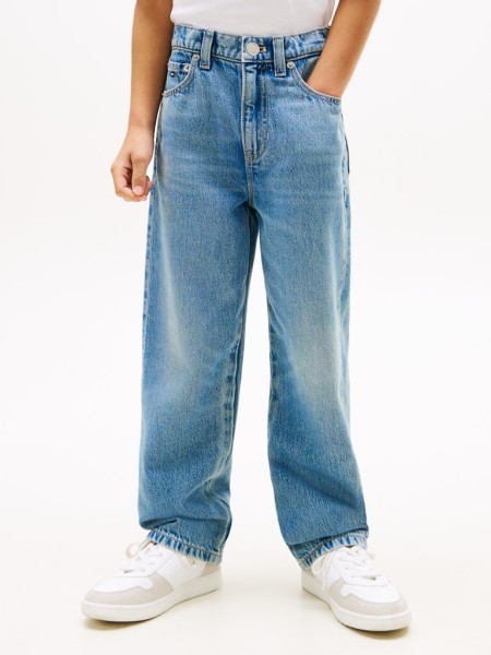 Whiskered Relaxed Jeans