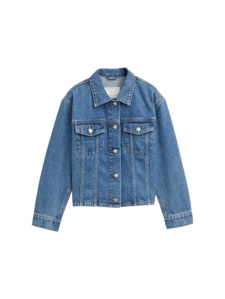 Cropped Jeansjacke