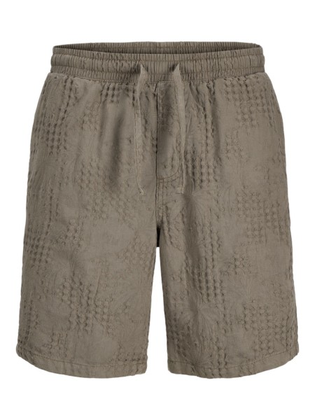 JPSTJAIDEN GREY JAQUARD JOGGER SHORT REG