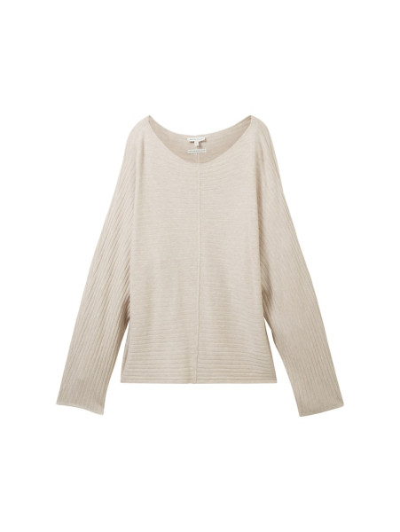 Strukturierter Strickpullover