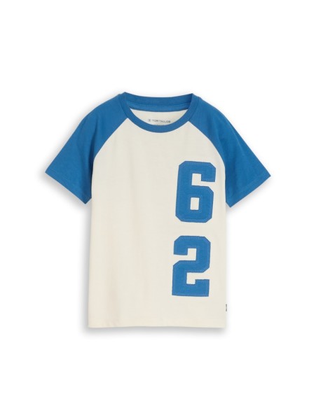 Raglan T-Shirt aus Baumwolle