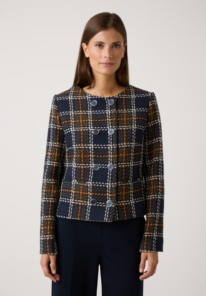 Karierter Kurzblazer