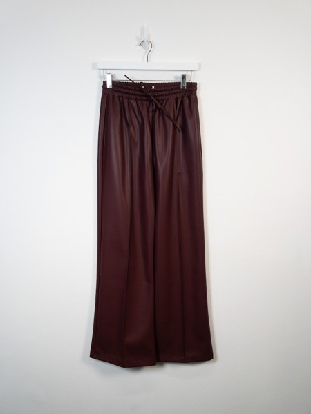 TSMILLA PU WIDE LEG JOGGER