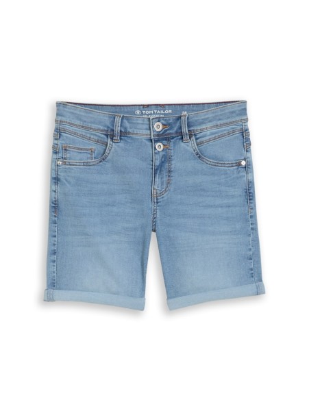 TTLENE SLIM Bermuda Jeans Shorts mit hohem Stretch