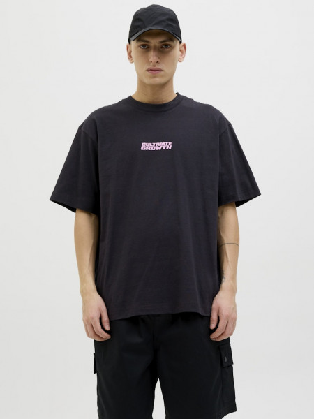 JCOINTERLUDE FLORAL BACK TEE SS CREW