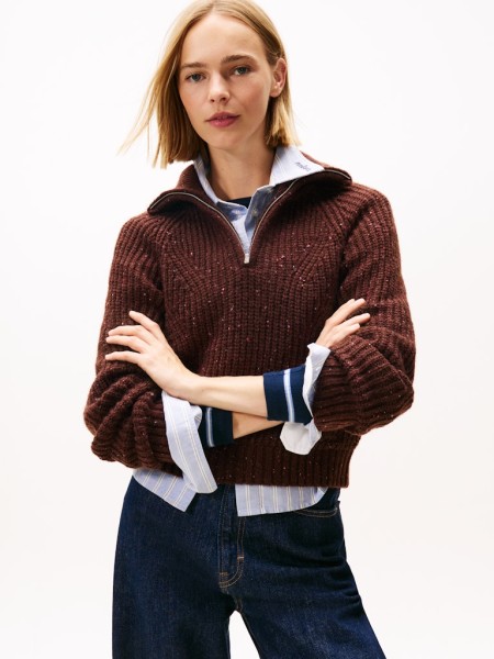 TJW NEP 1/4 ZIP SWEATER