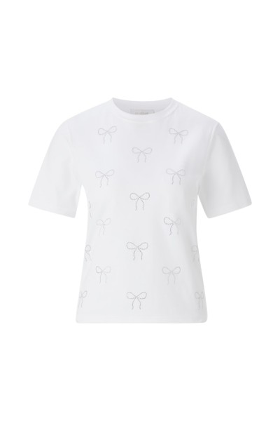 T-Shirt with Bow Application