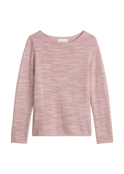 Slub-Pullover slim