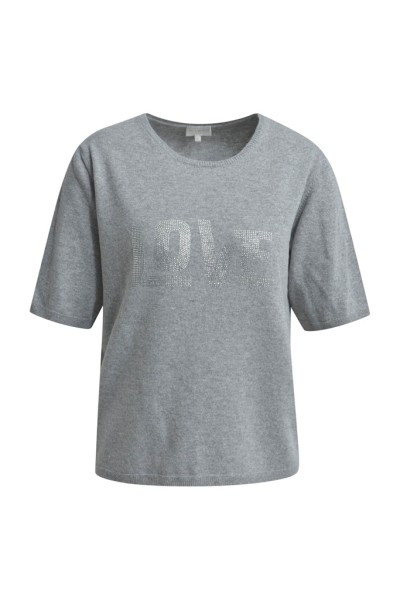 Fitted 1/2 sleeve Pullover with round neck