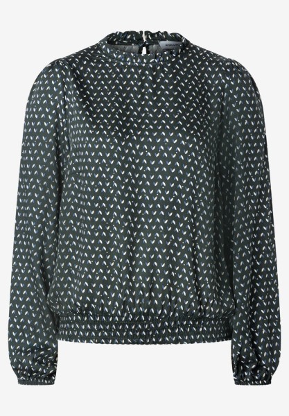 Viskosebluse mit Mini-Print