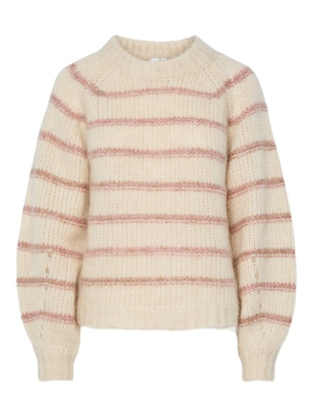 YASCHIMA LS WOOL BLEND KNIT PULLOVER