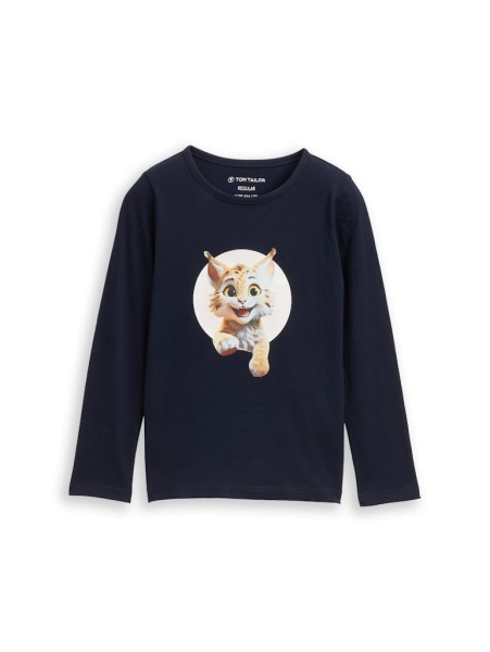 Langarmshirt mit Fotoprint