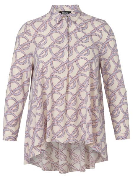 Bluse Kragen 1/1 Arm Druck