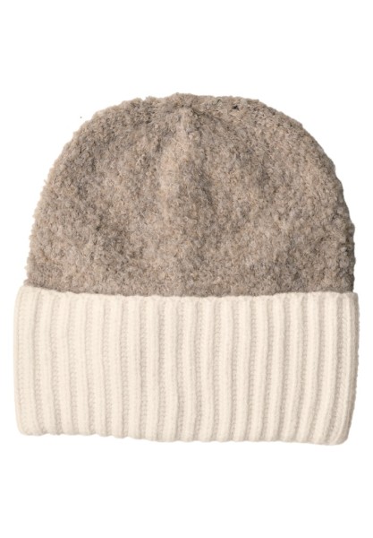 Bouclé-Mix Beanie
