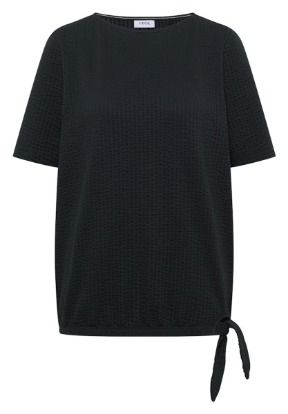 T-Shirt in Seersucker-Qualität