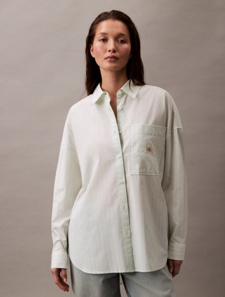 SUMMER POPLIN OVERSIZED SHIRT