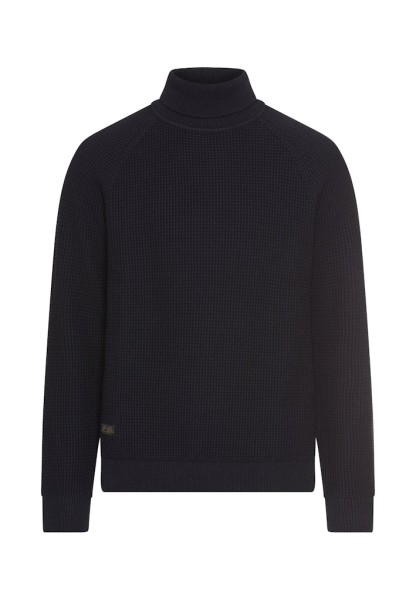 Strickpullover mit Stehkragen