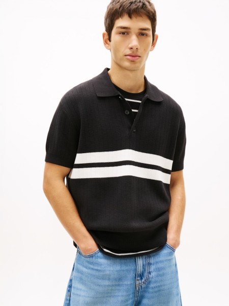 Tommy Badge Regular Fit Knit Polo Shirt
