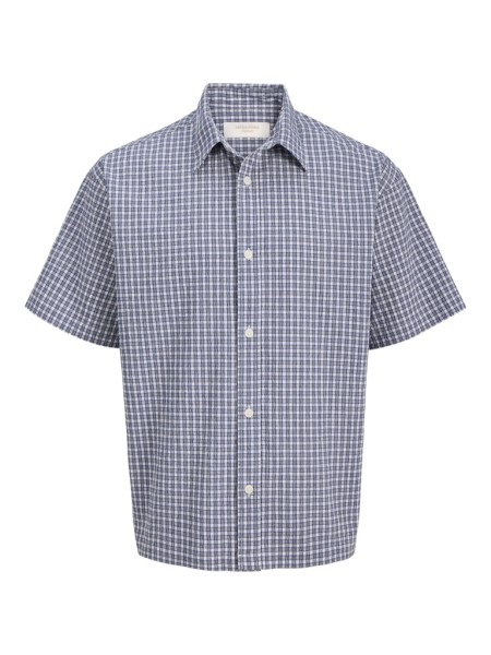 JORCOTEDAZUR SEERSUCKER CHECK SHIRT SS