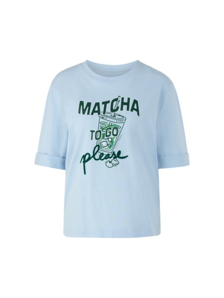 Shirt mit Matcha-Print "Rethink Together"