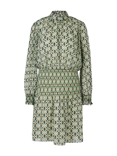 Kleid mit Smokeinsätzen