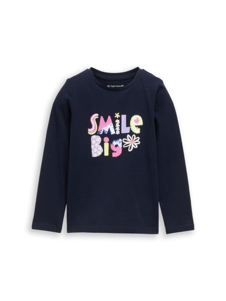 Langarmshirt mit Wendepailletten
