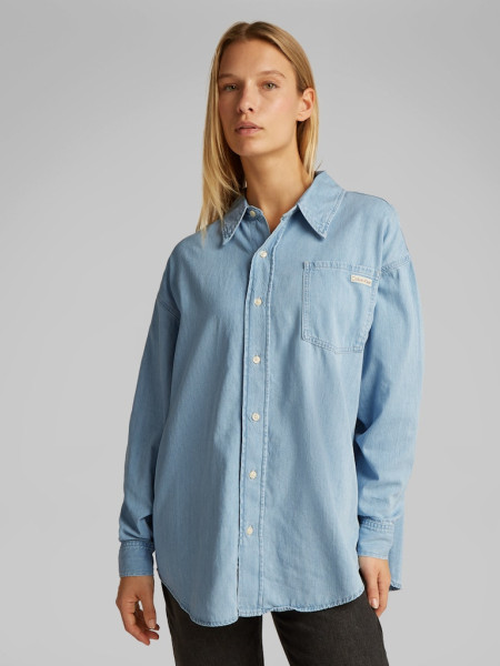 OVERSIZED LS DENIM SHIRT