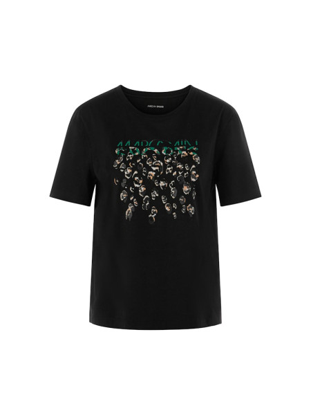 T-Shirt mit Greo-Print