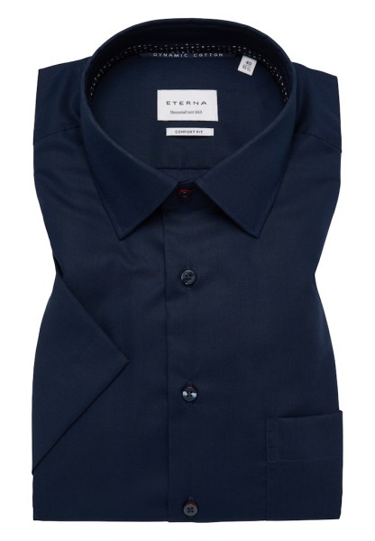 Hemd Popeline Kurzarm