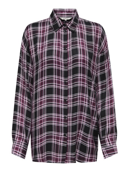 ONLEVIA CHECK L/S LOOSE SHIRT WVN