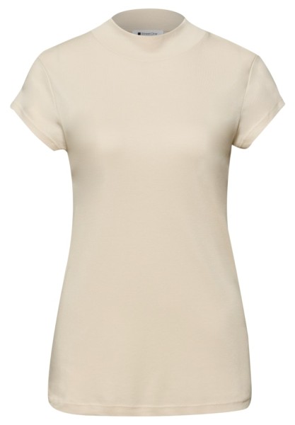 Basic T-Shirt mit Turtle Neck