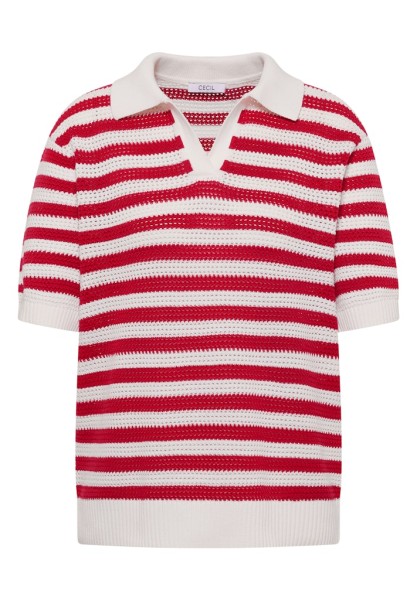 Kurzarm Poloshirt in Mesh-Qualität