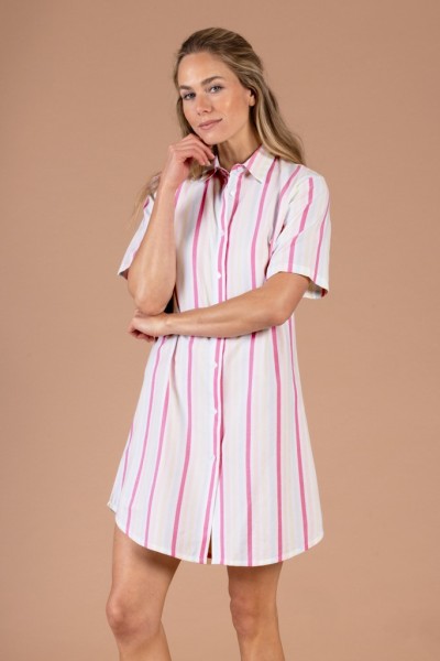 Night Shirt m. Knopfleiste