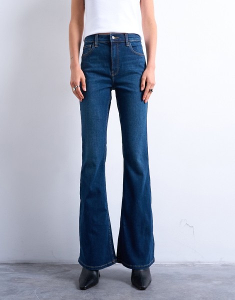 TSJAMIE HR FLARE DNM JEANS DB NOOS