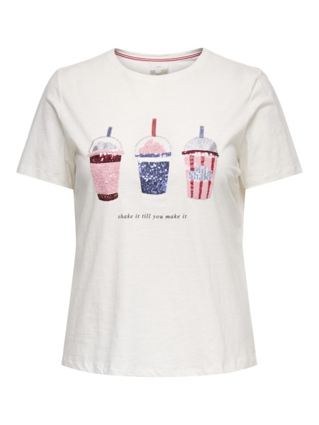 CARKITA LIFE SS O-NECK JEANS TEE JRS