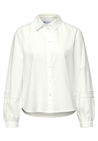 Langarm Bluse mit Crochetdetails